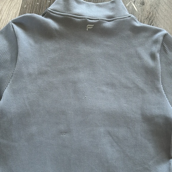 Fabletics - Ribbed Seamless Jacket- Stormcloud Jacket - Size Small - Picture 13 of 14